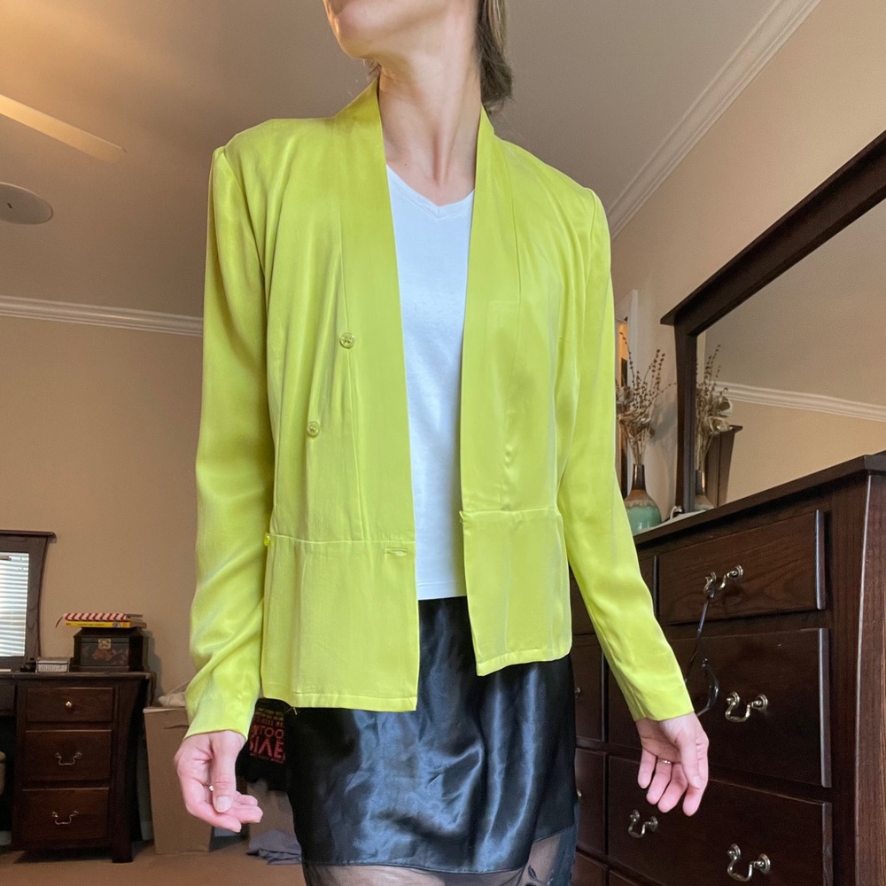 Vintage silk blouse - Picture 4 of 5